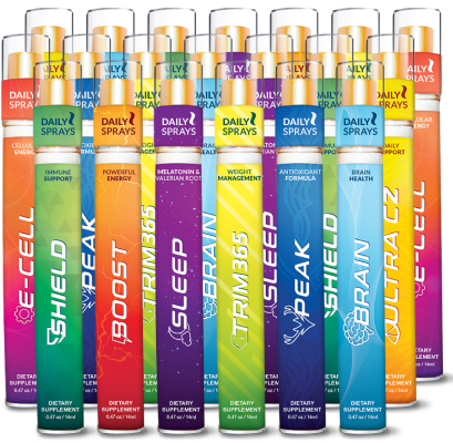 20 Assortment pack of Daily Sprays